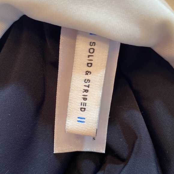 Solid & Striped Ballerina One Piece Swimsuit in Firecracker sz M - Picture 3 of 9